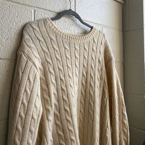 brandy melville chunky oversized sweater